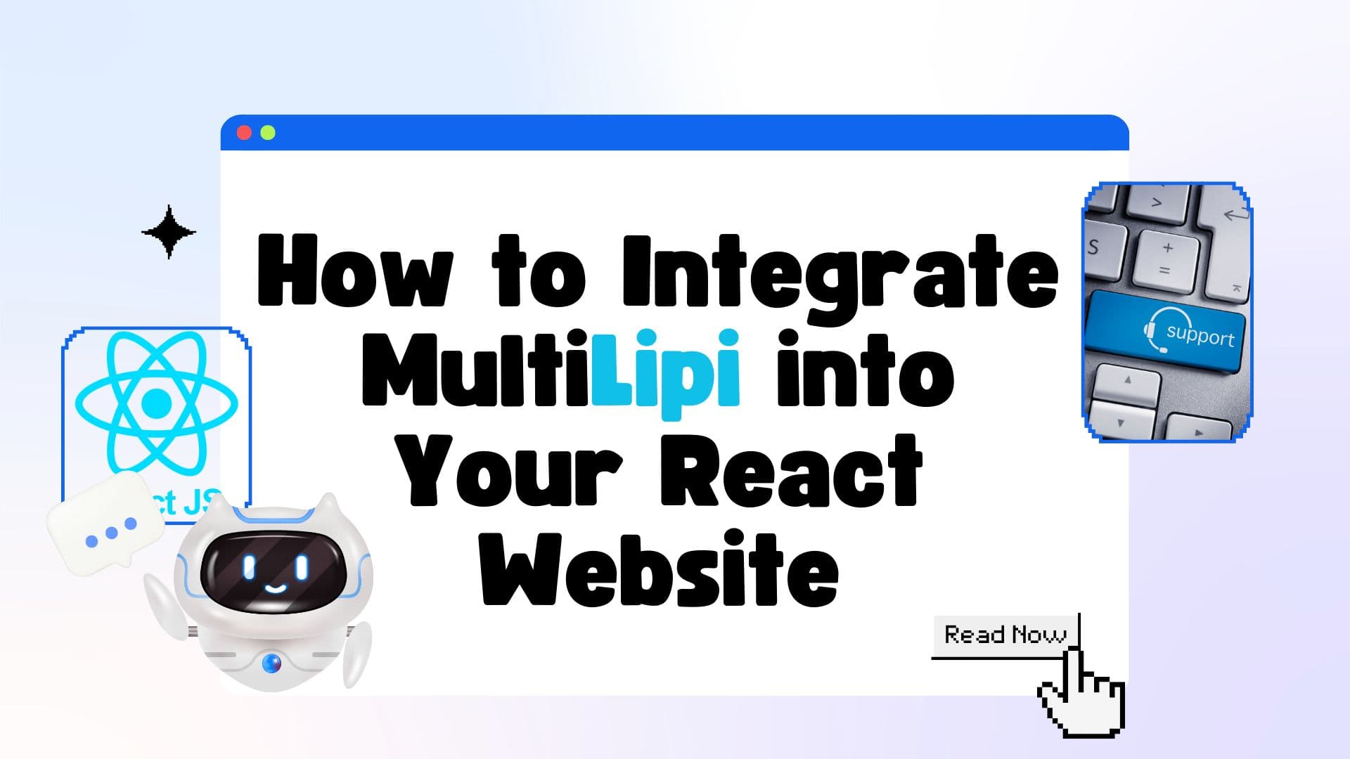 كيفية دمج MultiLipi في موقع React الخاص بك